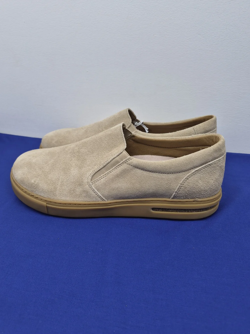 Birkenstock NWT SIZE 11 Oswego Suede Leather Slip-on sneaker streetwear neutral - Picture 2 of 13